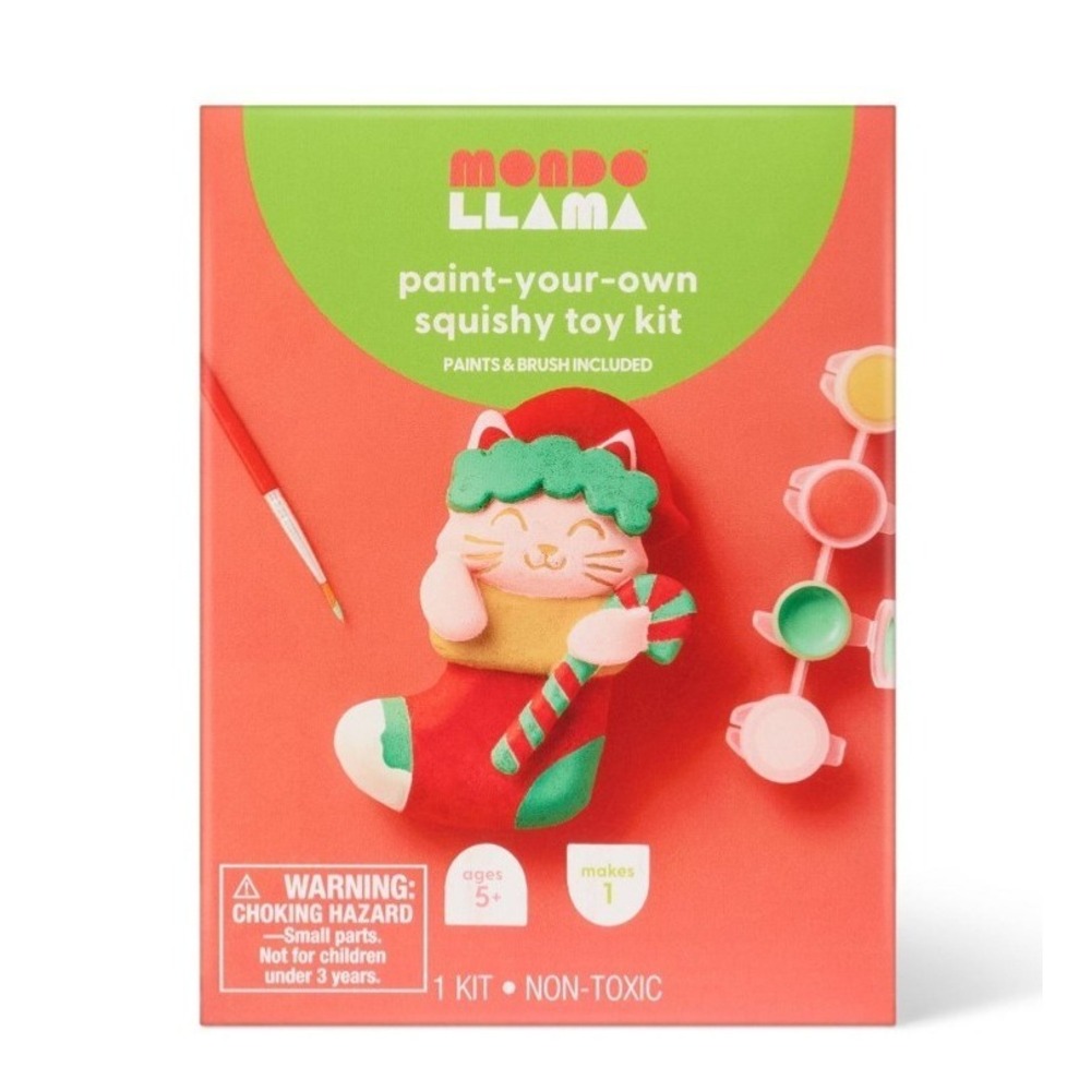 Mondo Llama Kid's Color Your Own Squishy Toy Kit Arts&Crafts Ages 5+ New In Box